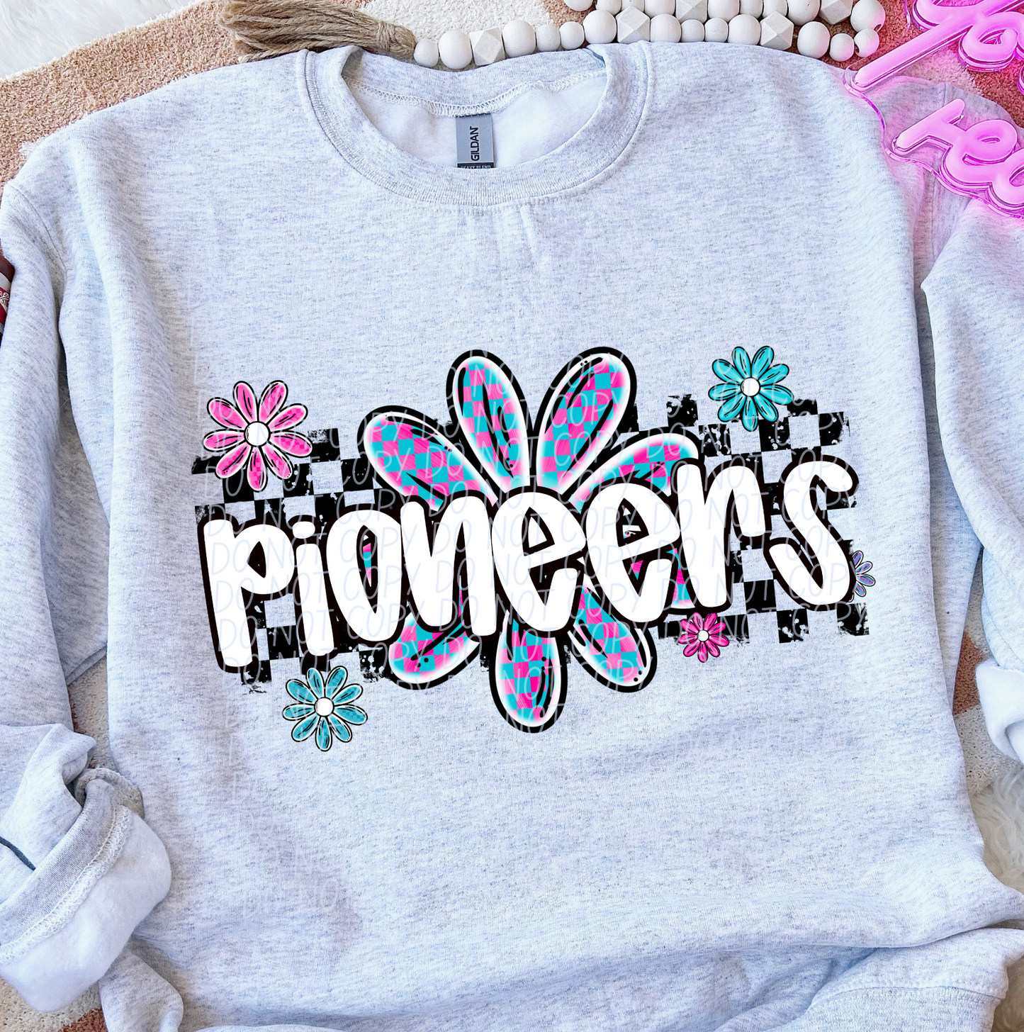 Pioneers (checker flower mascots)