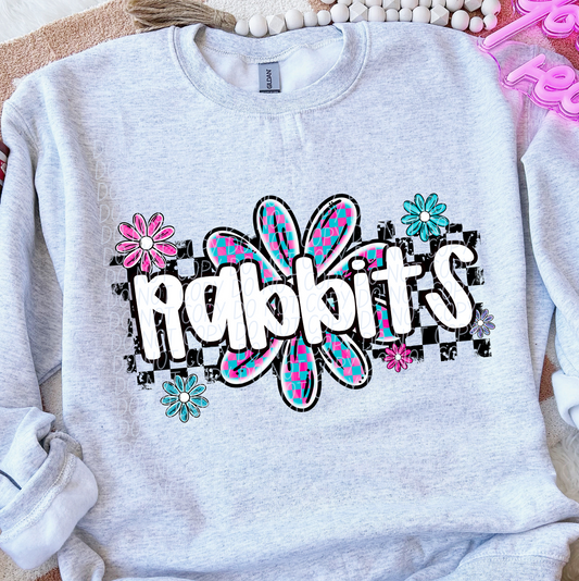 Rabbits (checker flower mascots)