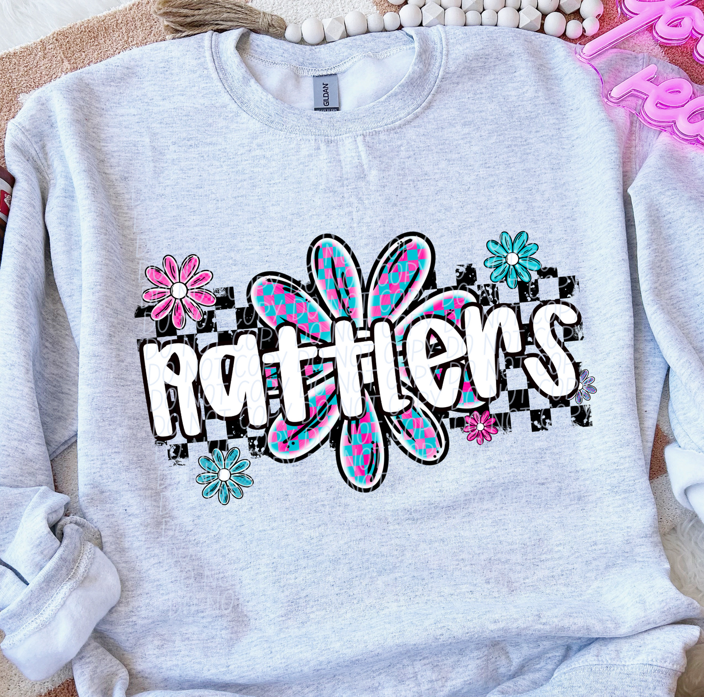 Rattlers (checker flower mascots)