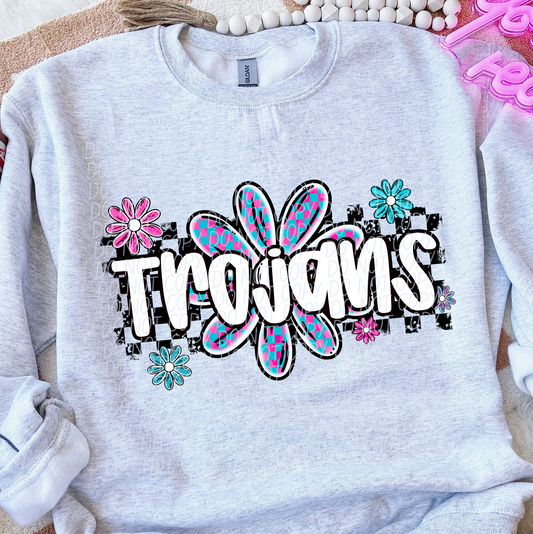 Trojans (checker flower mascots)