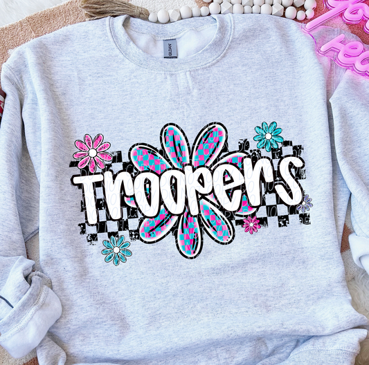 Troopers (checker flower mascots)