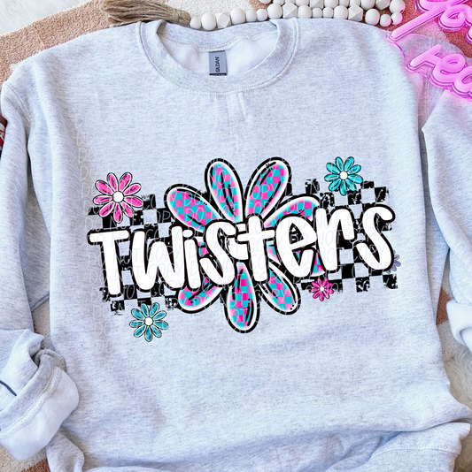 Twisters (checker flower mascots)