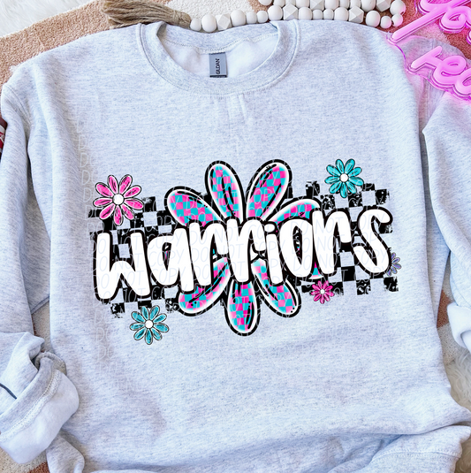 Warriors (checker flower mascots)