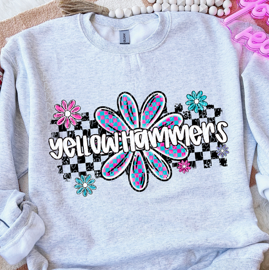 Yellow Hammers (checker flower mascots)