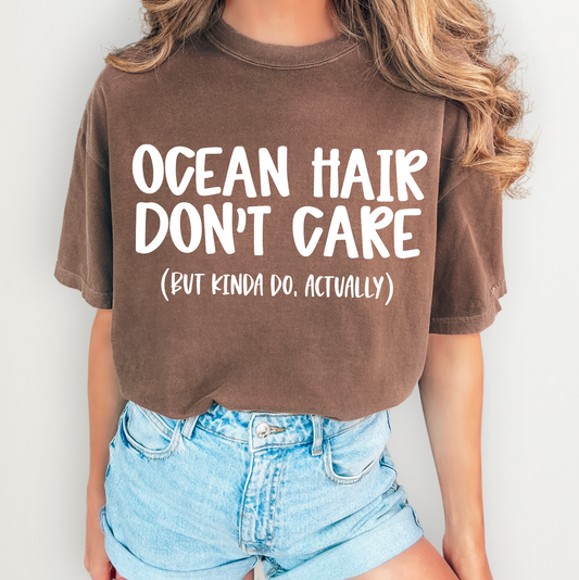 Ocean hair don't care (white)