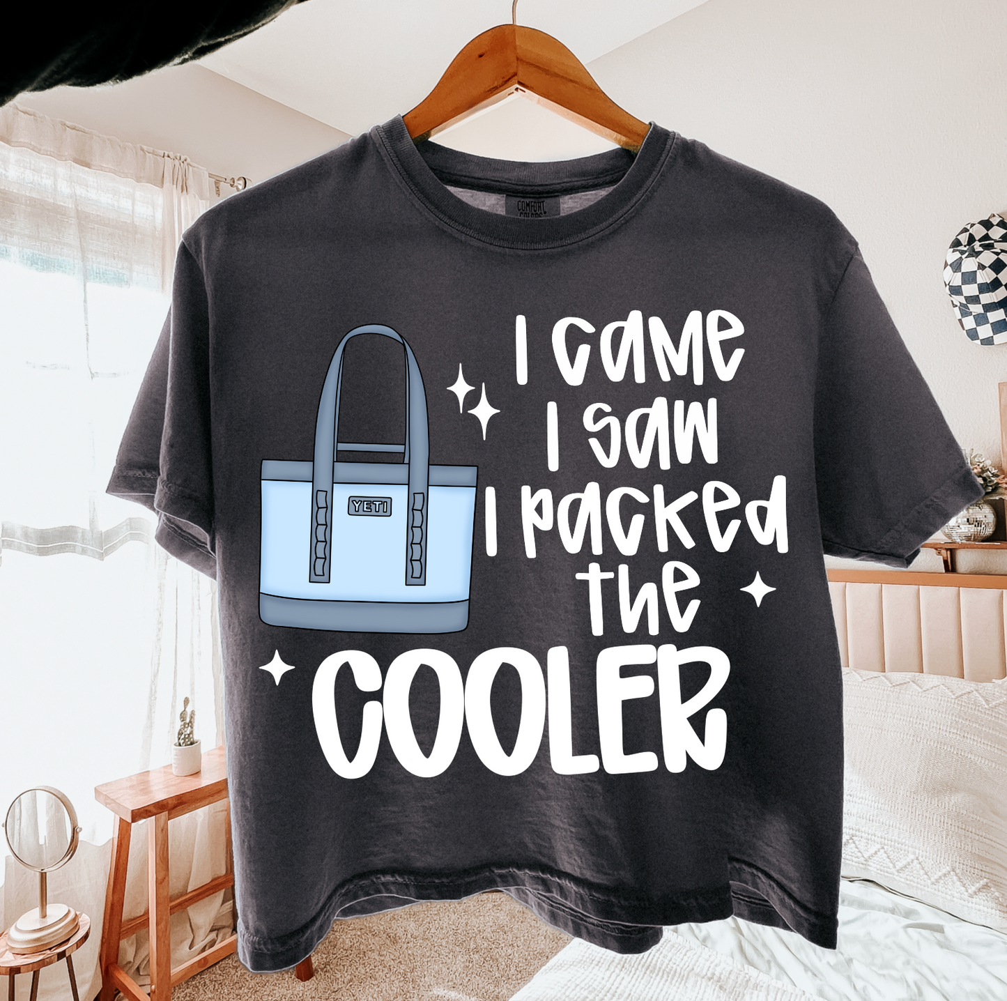 I came I saw I packed the cooler (white)