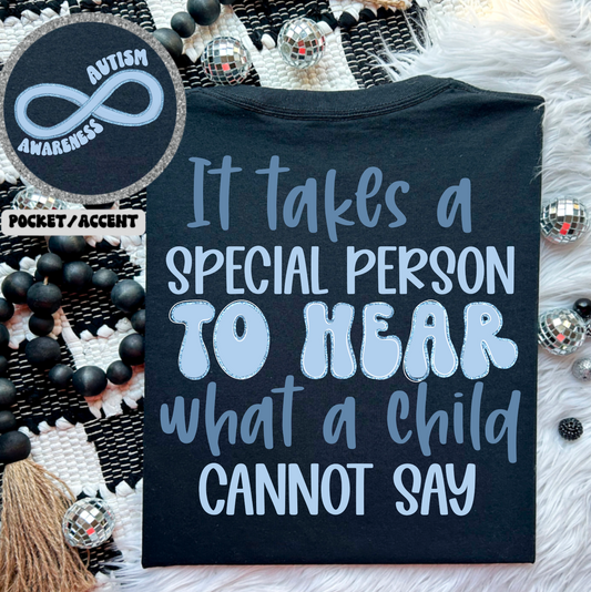 It take a special person to hear what a child cannot say (back)