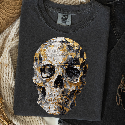 Brushstroke Skull