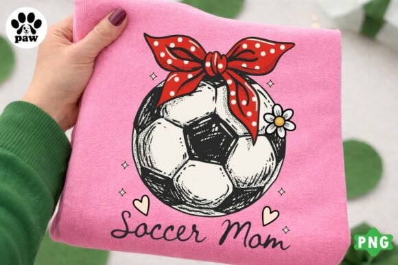 Soccer Mom Bow DTF Transfer