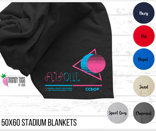 Flip Out Stadium Blanket