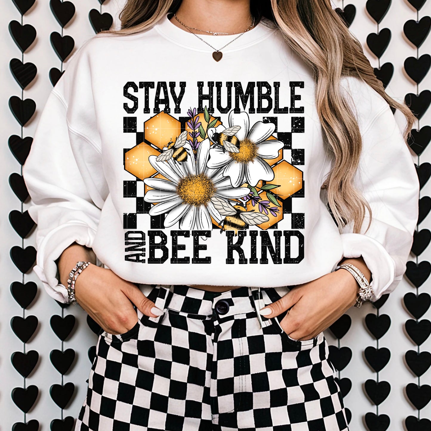 Stay Humble and Bee Kind DTF Transfer