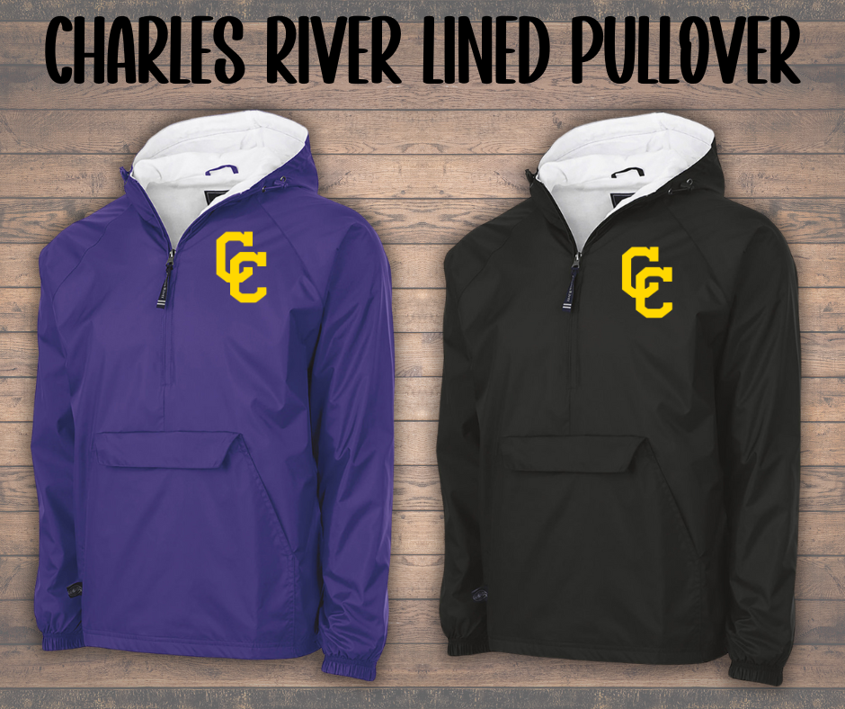 CC 1/4 Zip Lined Rain Pullover