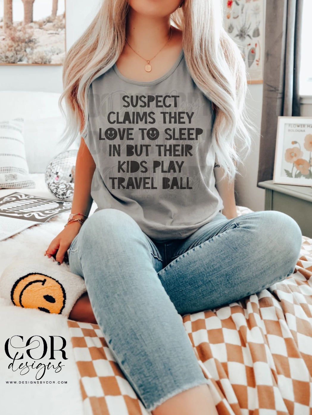 Suspect claims they love to sleep in but their kids play travel ball