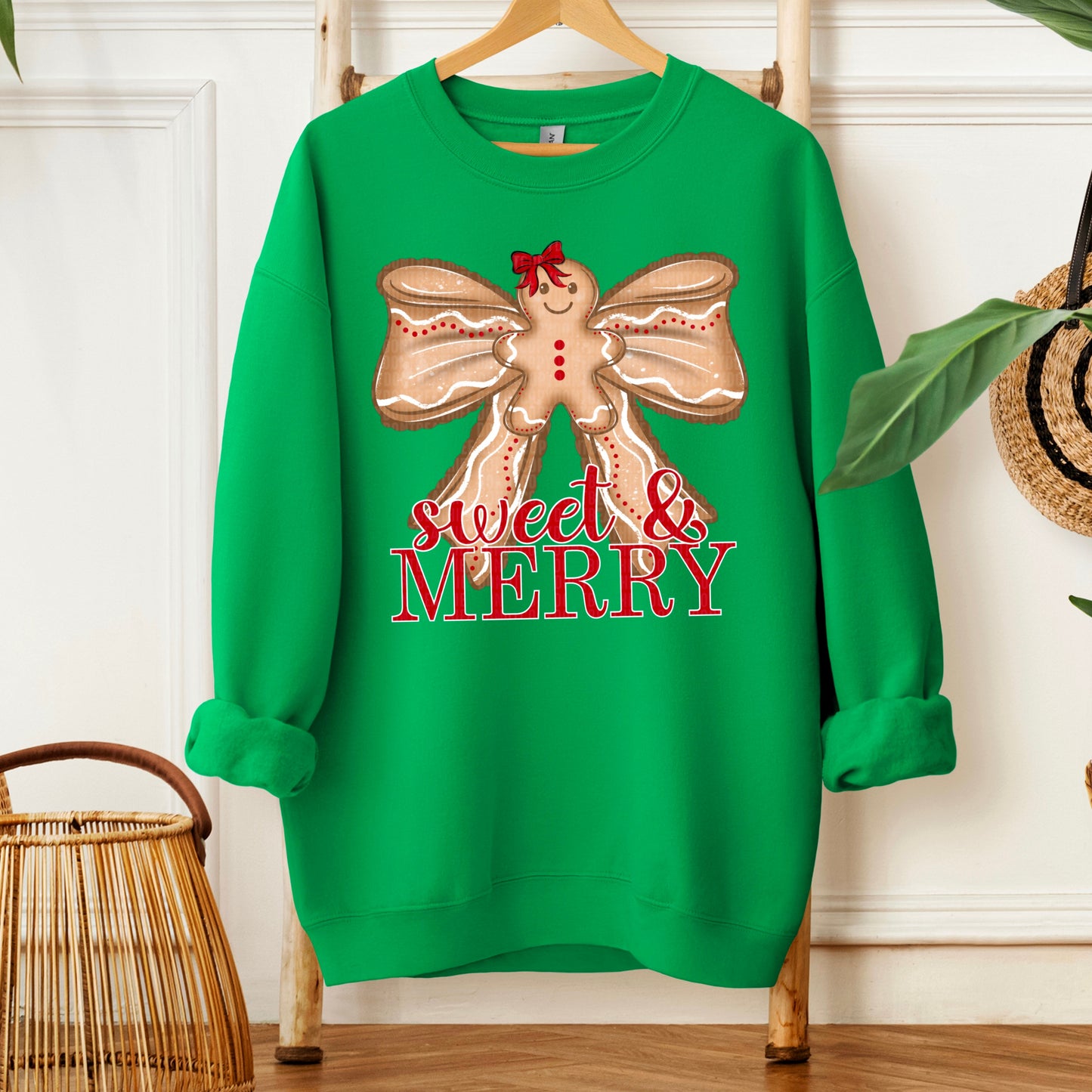 Sweet & MerryGingerbread Bow