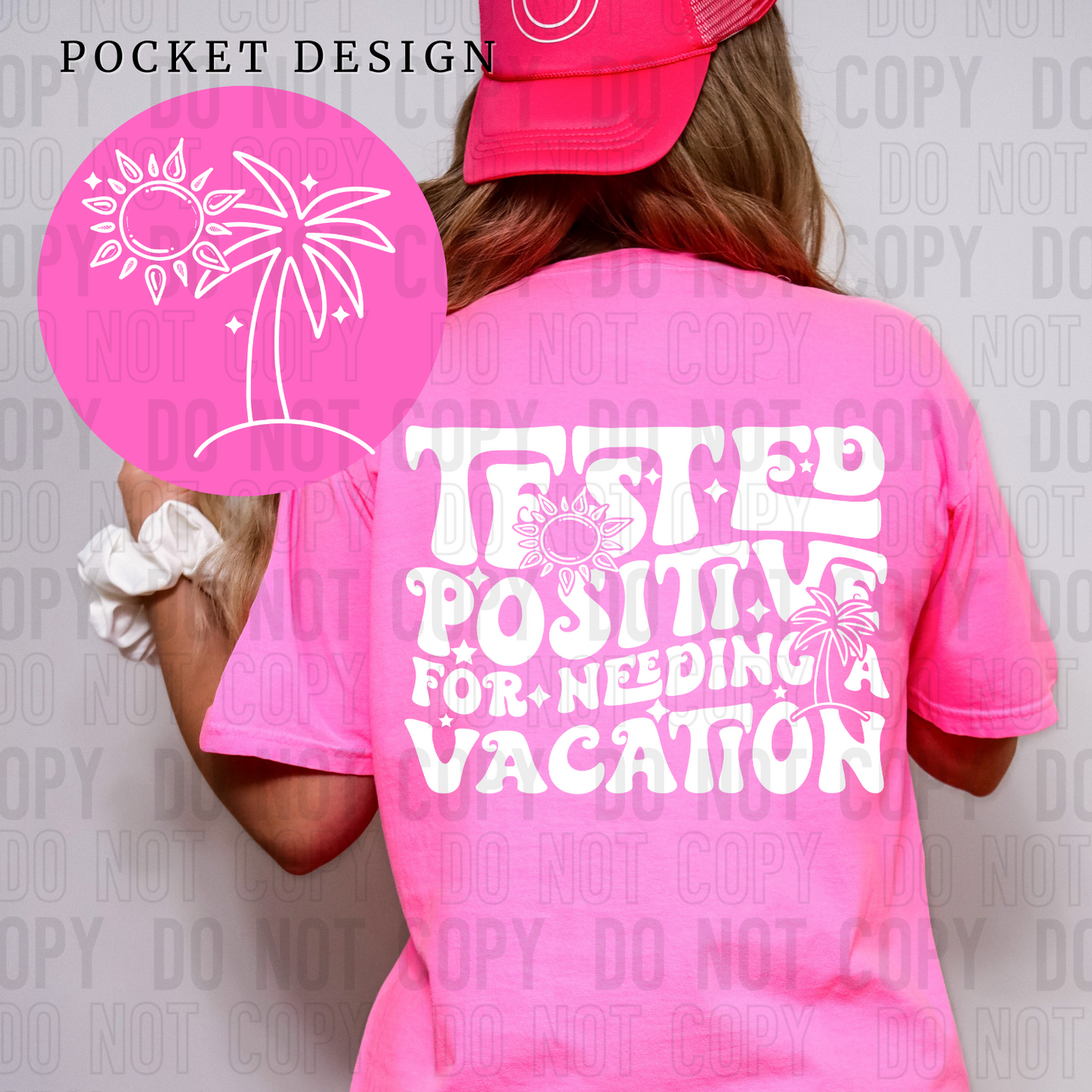 Tested positive for needing a vacation (back)