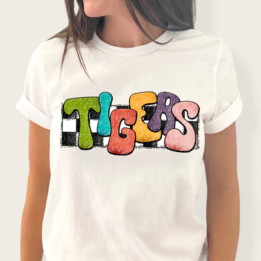 Tigers (retro rainbow)