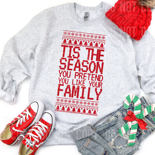 Tis the season you pretend you like your family