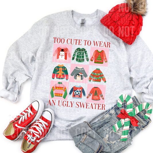 To cute to wear an ugly sweater