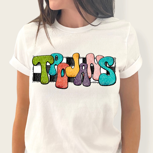 Trojans (retro rainbow)