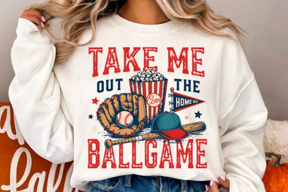 Take Me Out to the Ballgame DTF Transfer