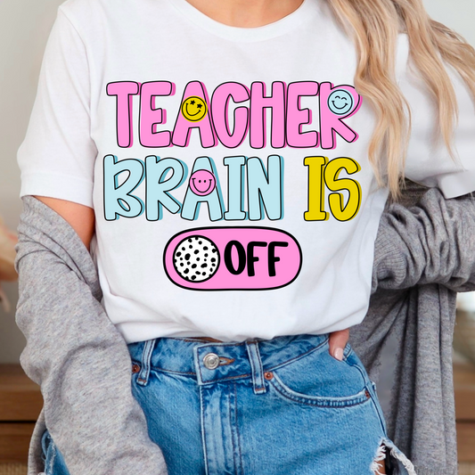 Teacher brain is off