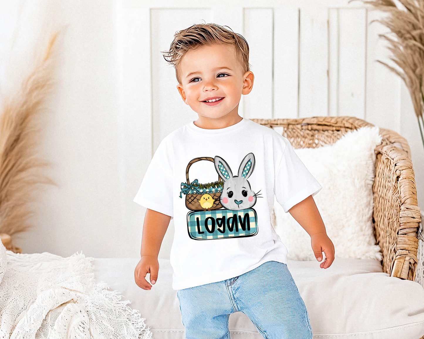 Easter Bunny DTF Transfer for Boys