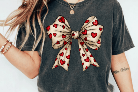 Valentine Coquette Bow DTF