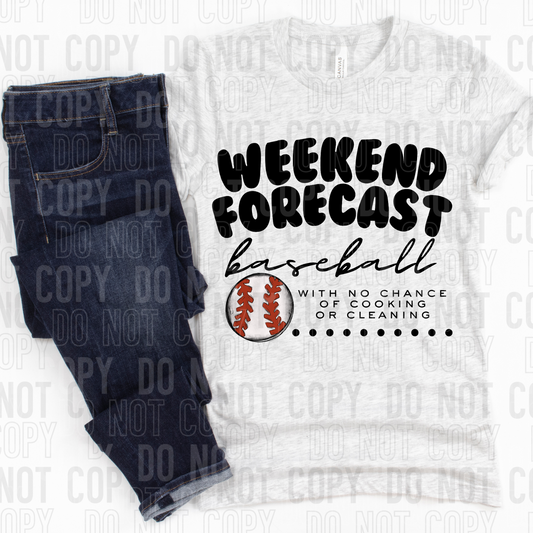 Weekend forecast - baseball