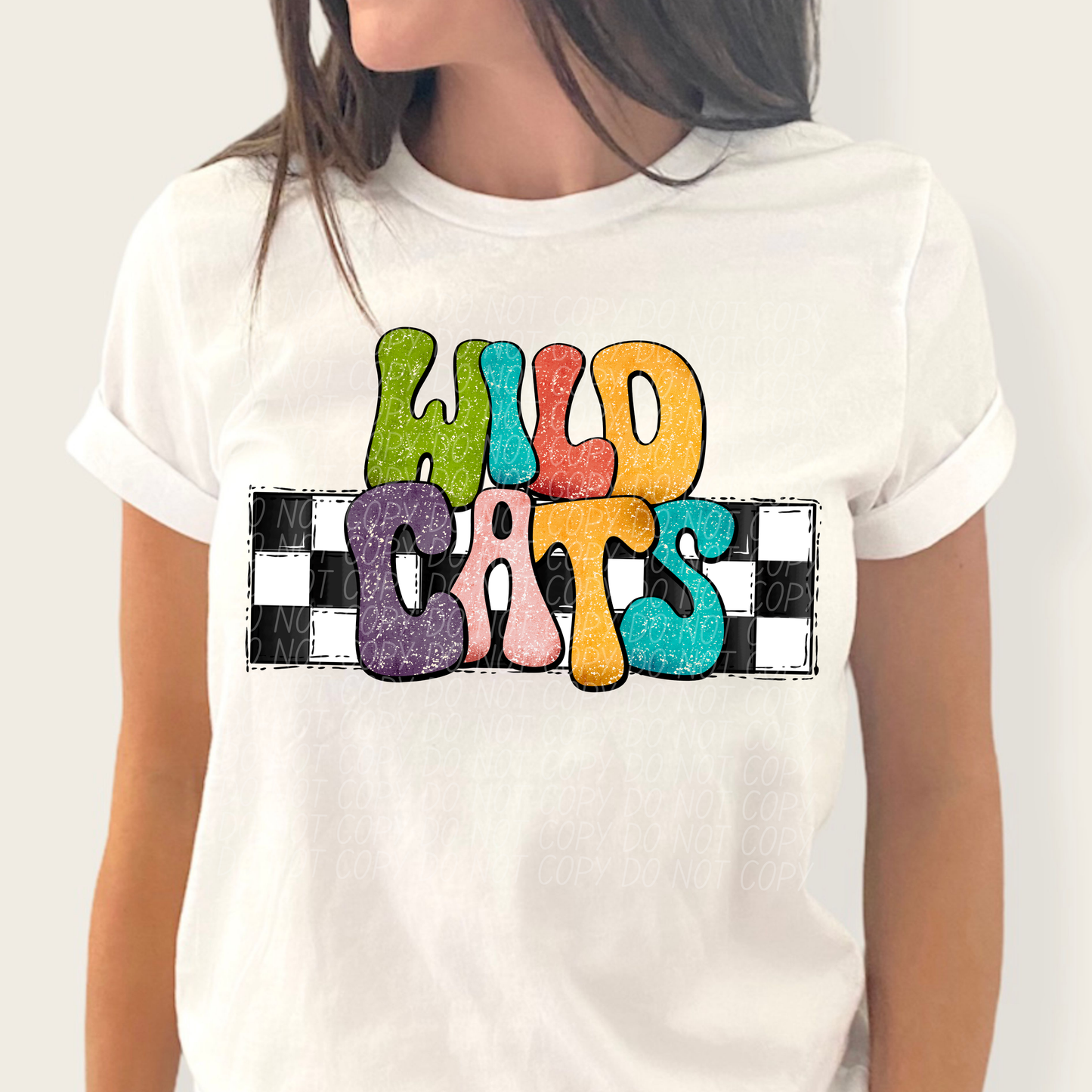 Wild Cats (retro rainbow)