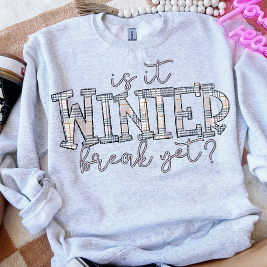 Is it winter break yet?