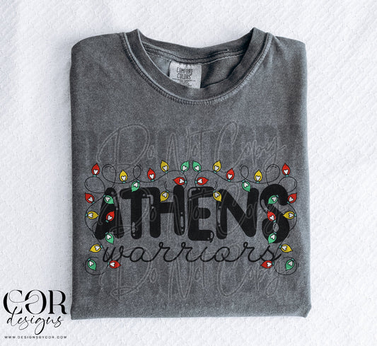 Athens Warriors (Christmas lights)