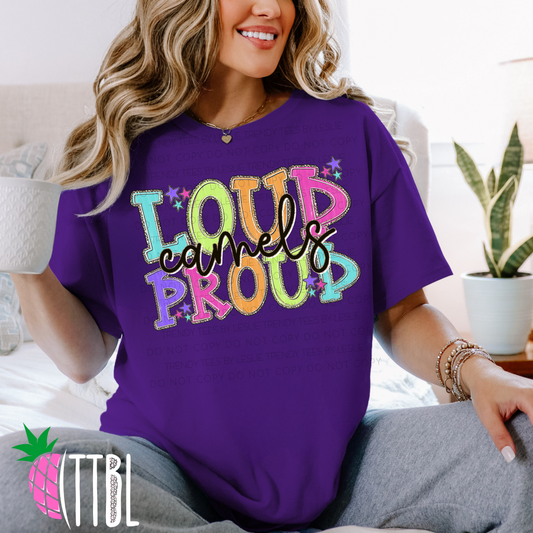 Loud & Proud Multi Color Camels