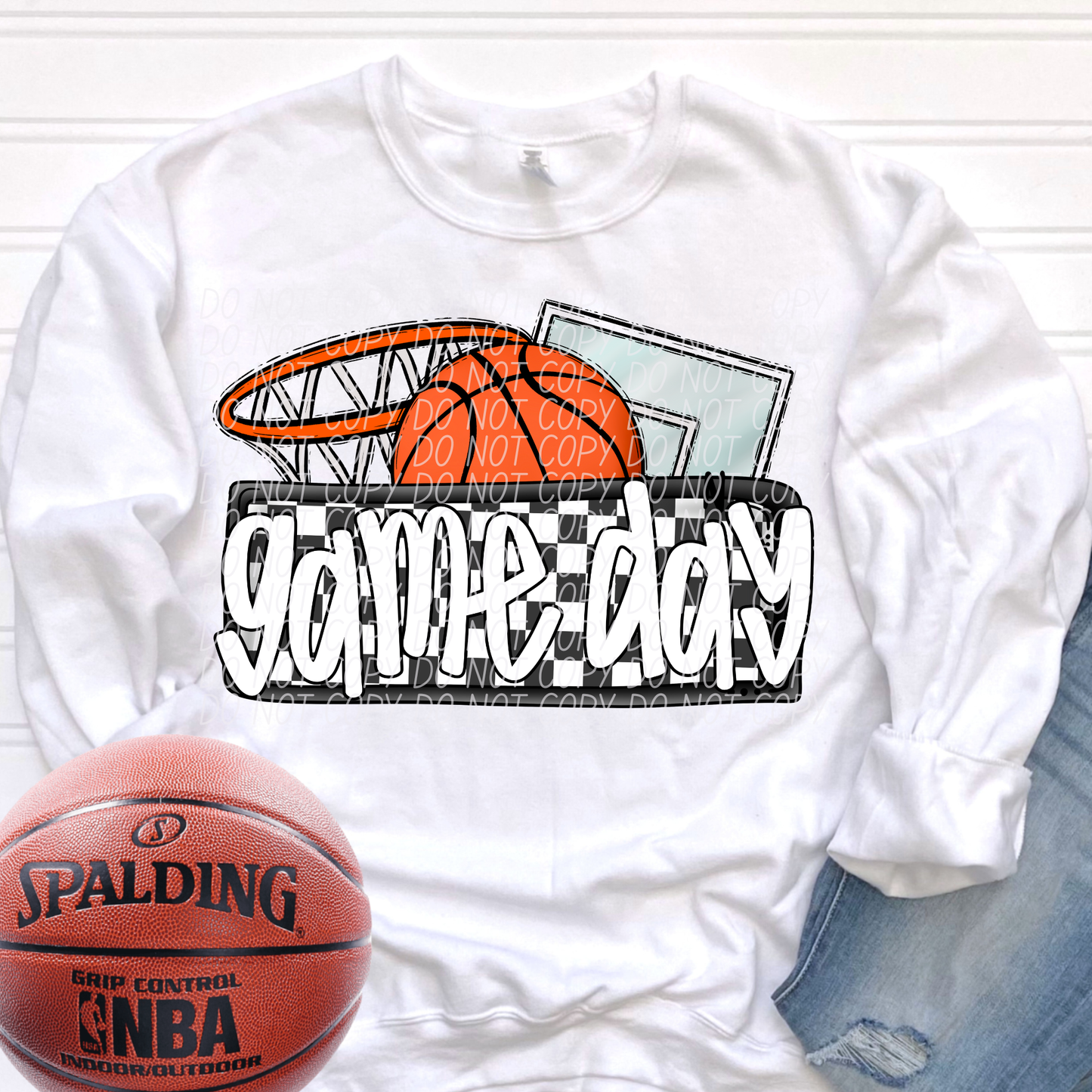 Game Day Basketball (white)
