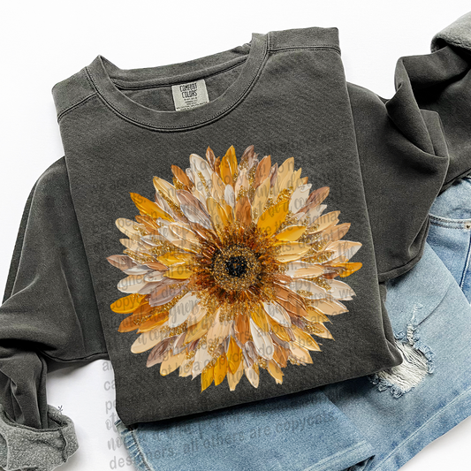 Brushstroke Sunflower