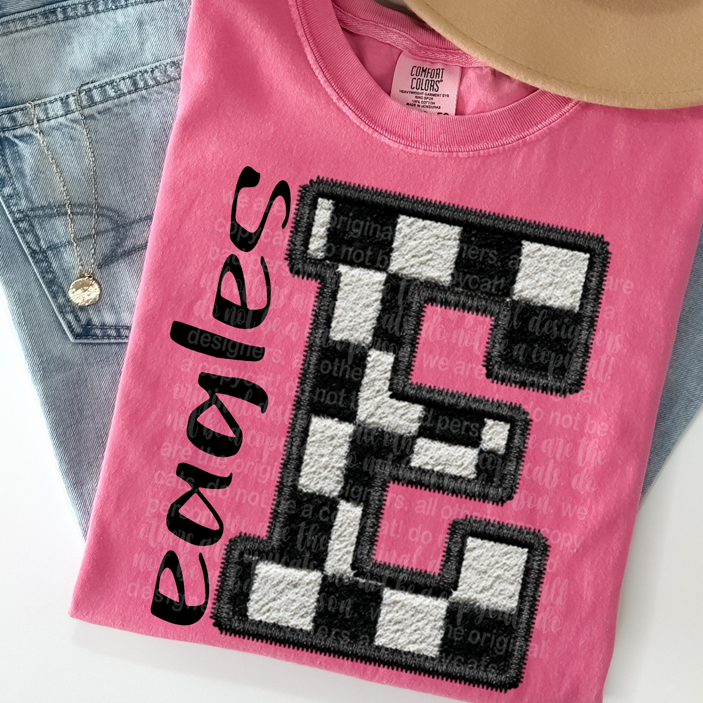 Eagles (fuzzy checkered)