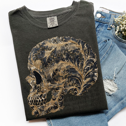 Brushstroke Skull