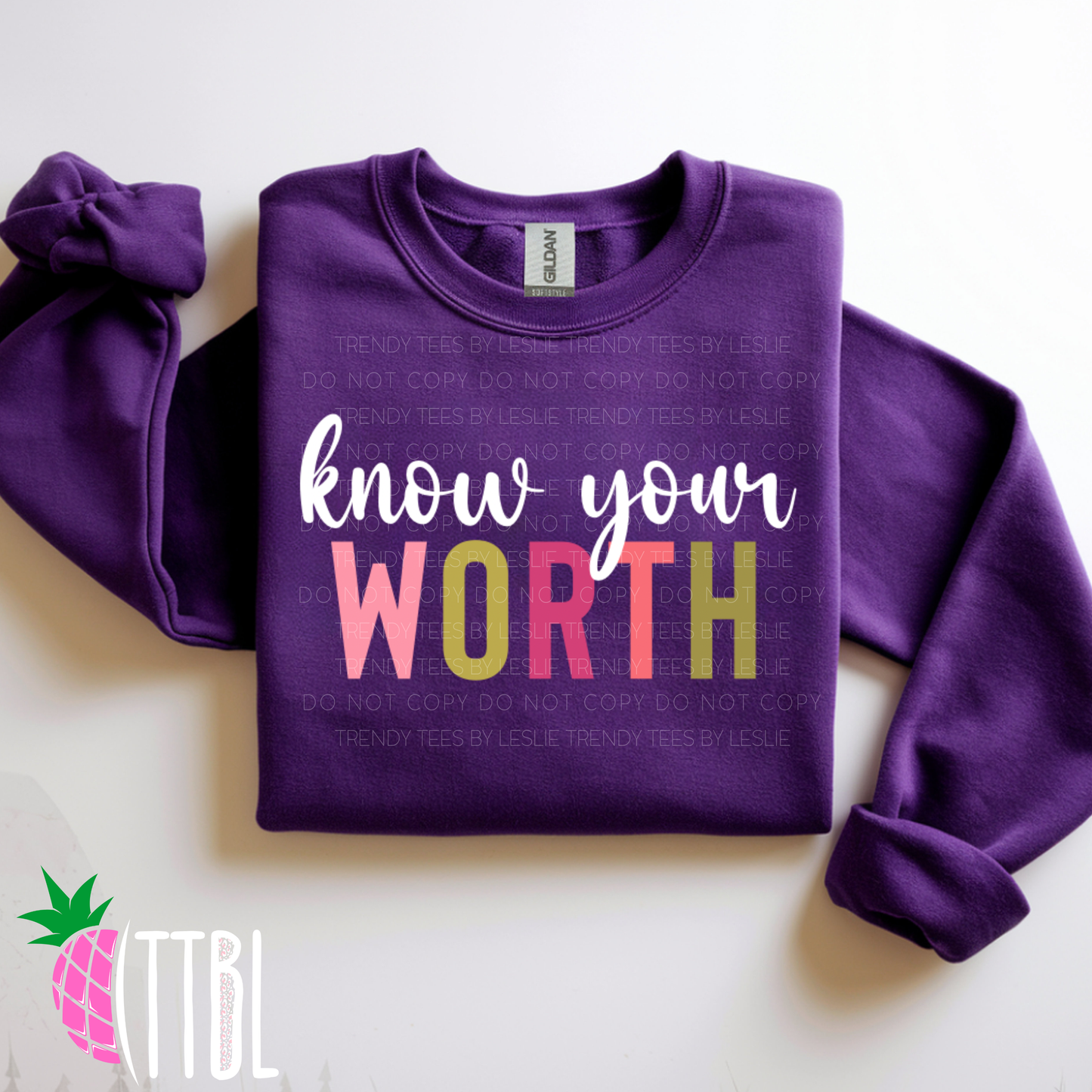 Know your worth (white)