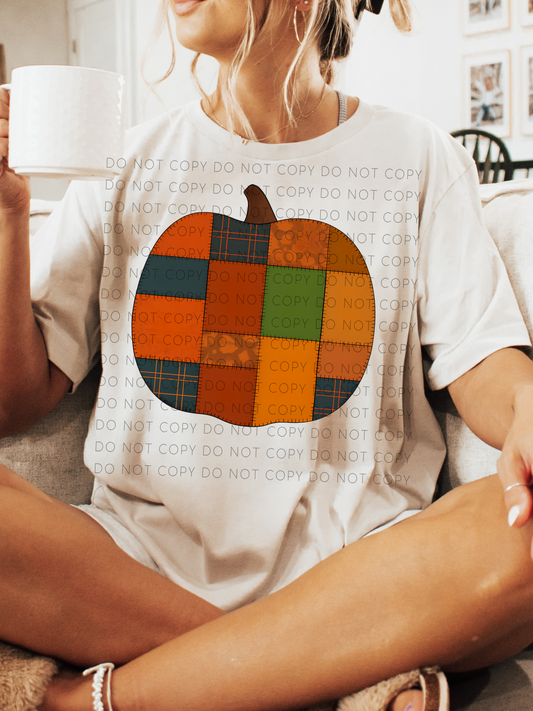 Patch work pumpkin
