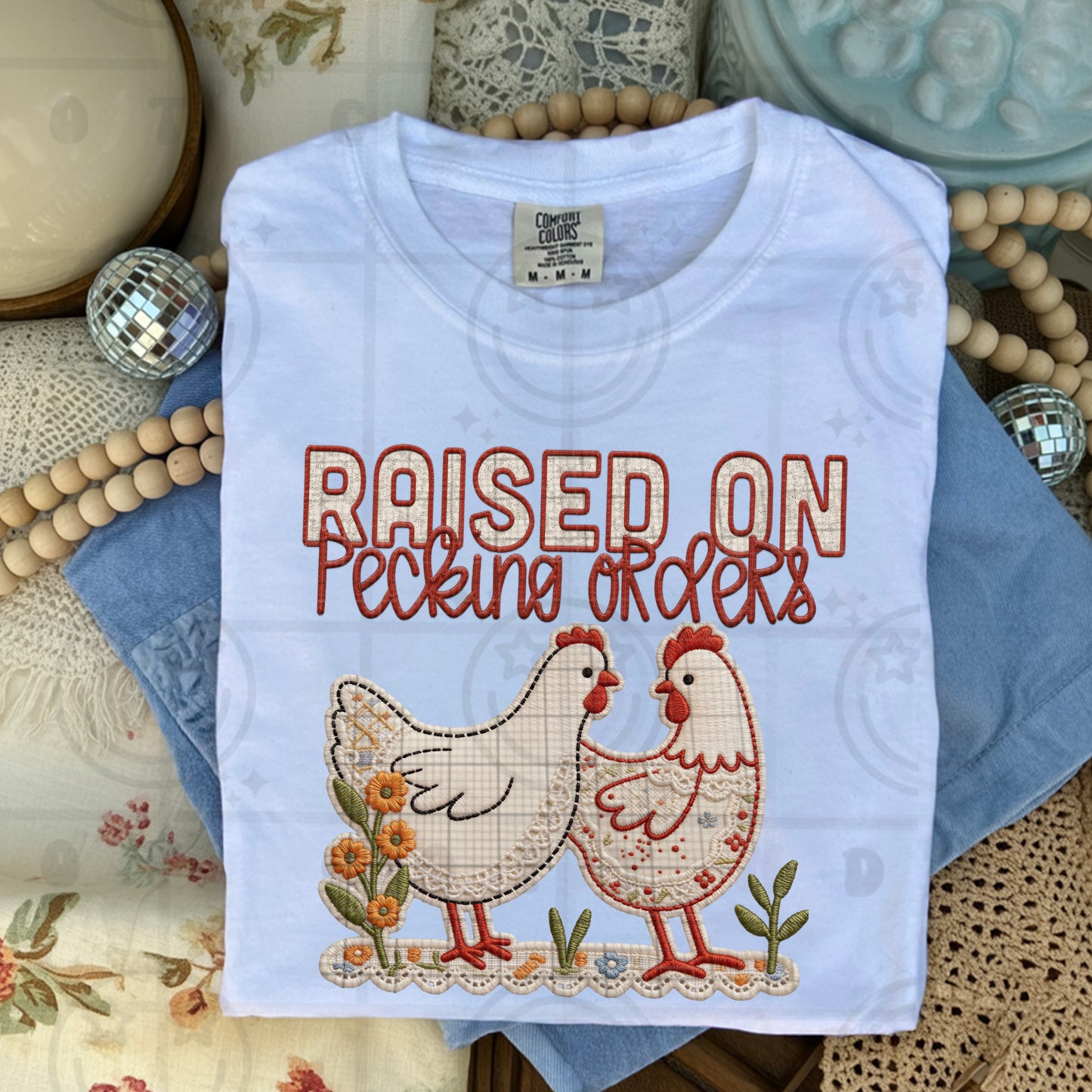 Raised on Pecking Orders DTF Transfer