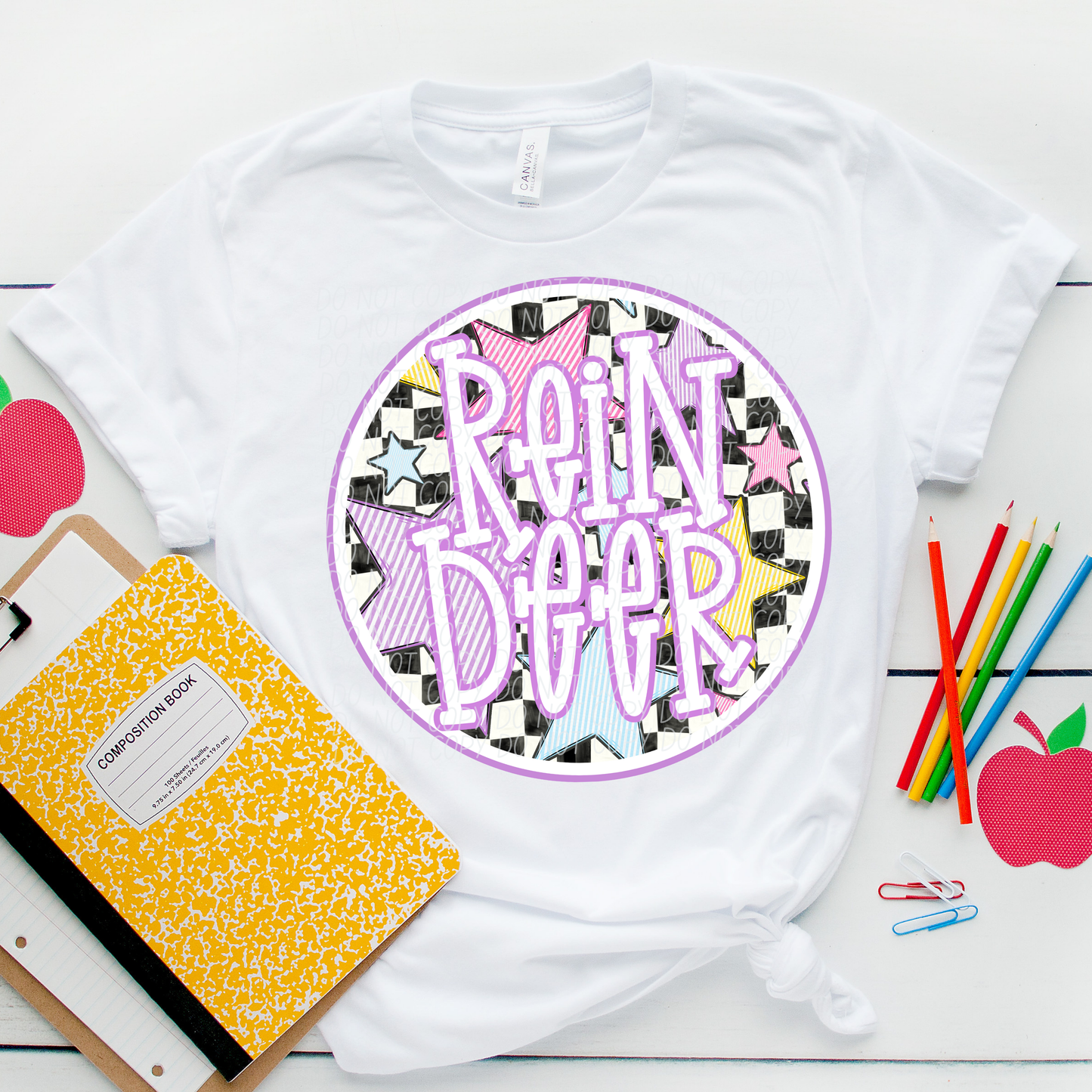 Reindeer (purple stars mascots)