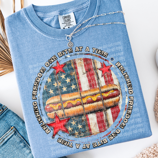 Relishing freedom one bite at a time