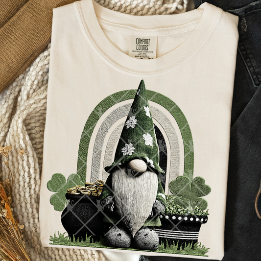 Shamrock Gnome DTF Transfer