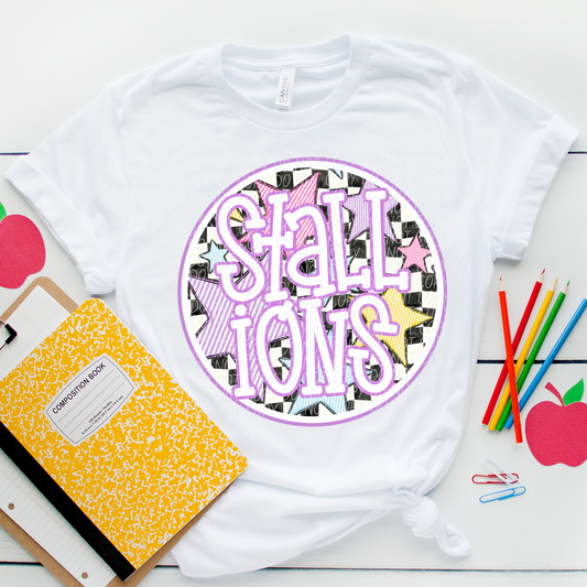 Stallions (purple stars mascots)