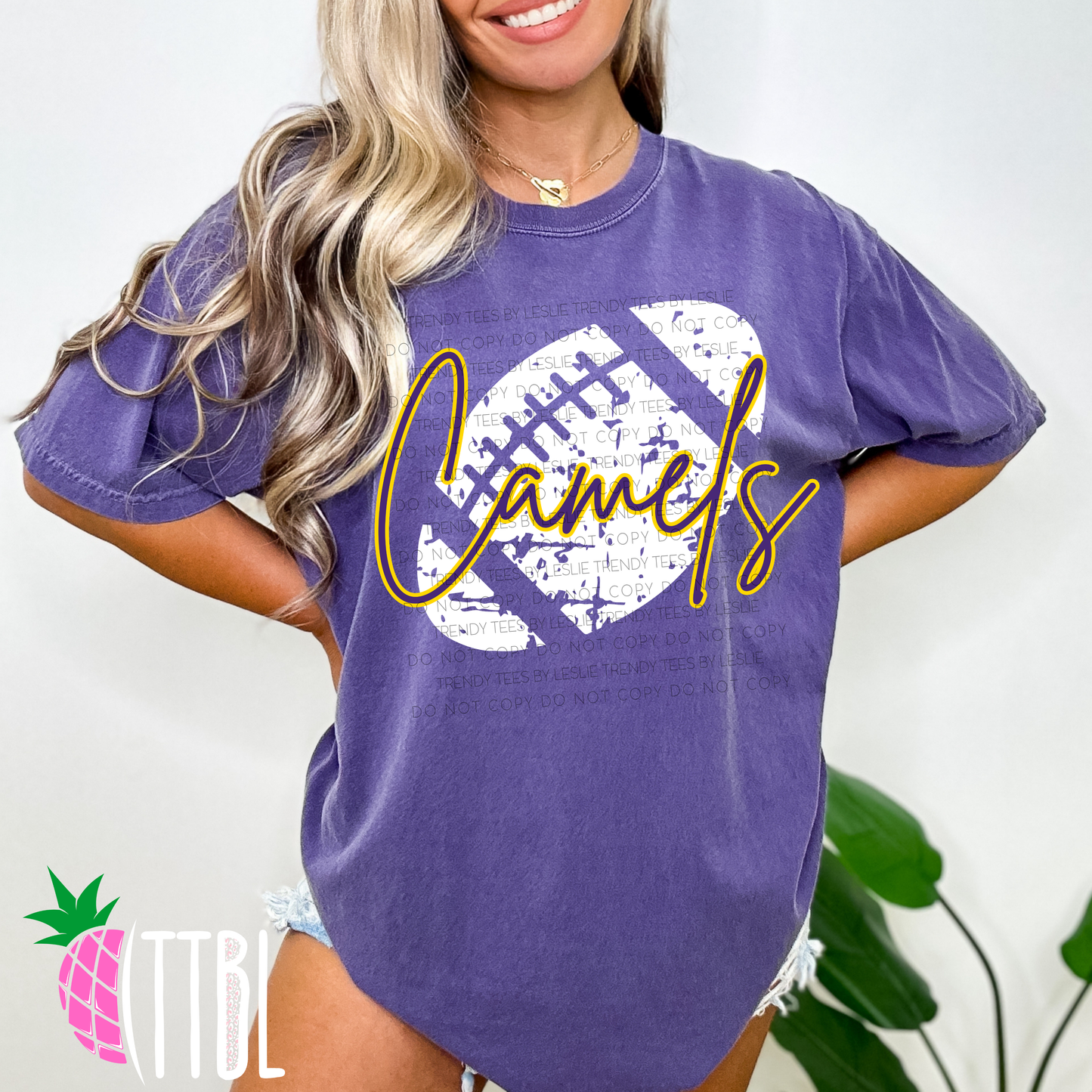 Camels Distressed Football