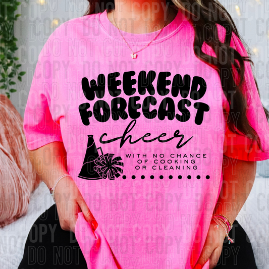 Weekend forecast - cheer