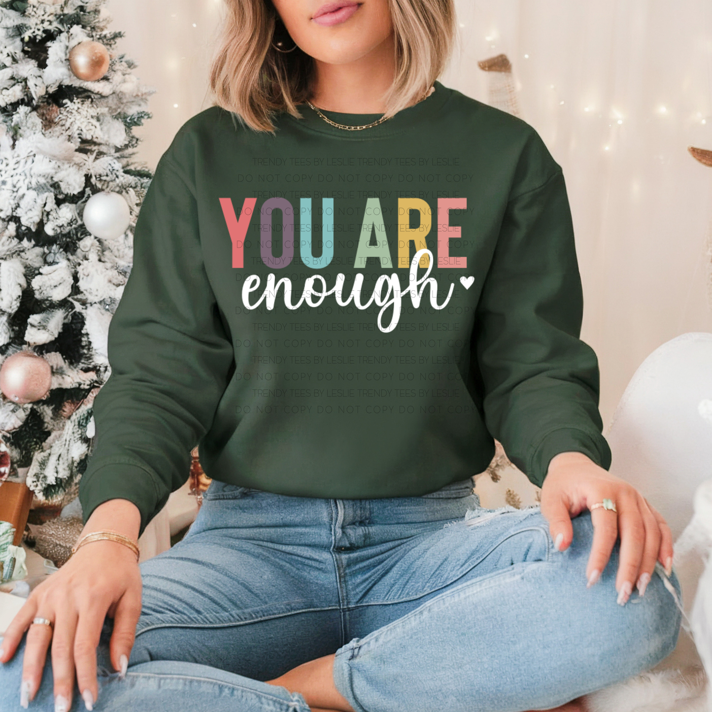 You are enough (white)