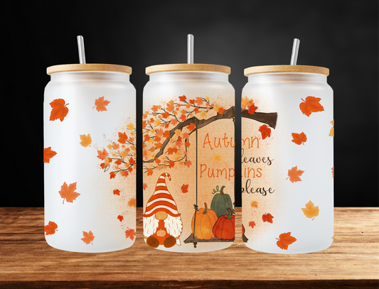 Autumn leaves pumpkins please - UV Libby Wrap