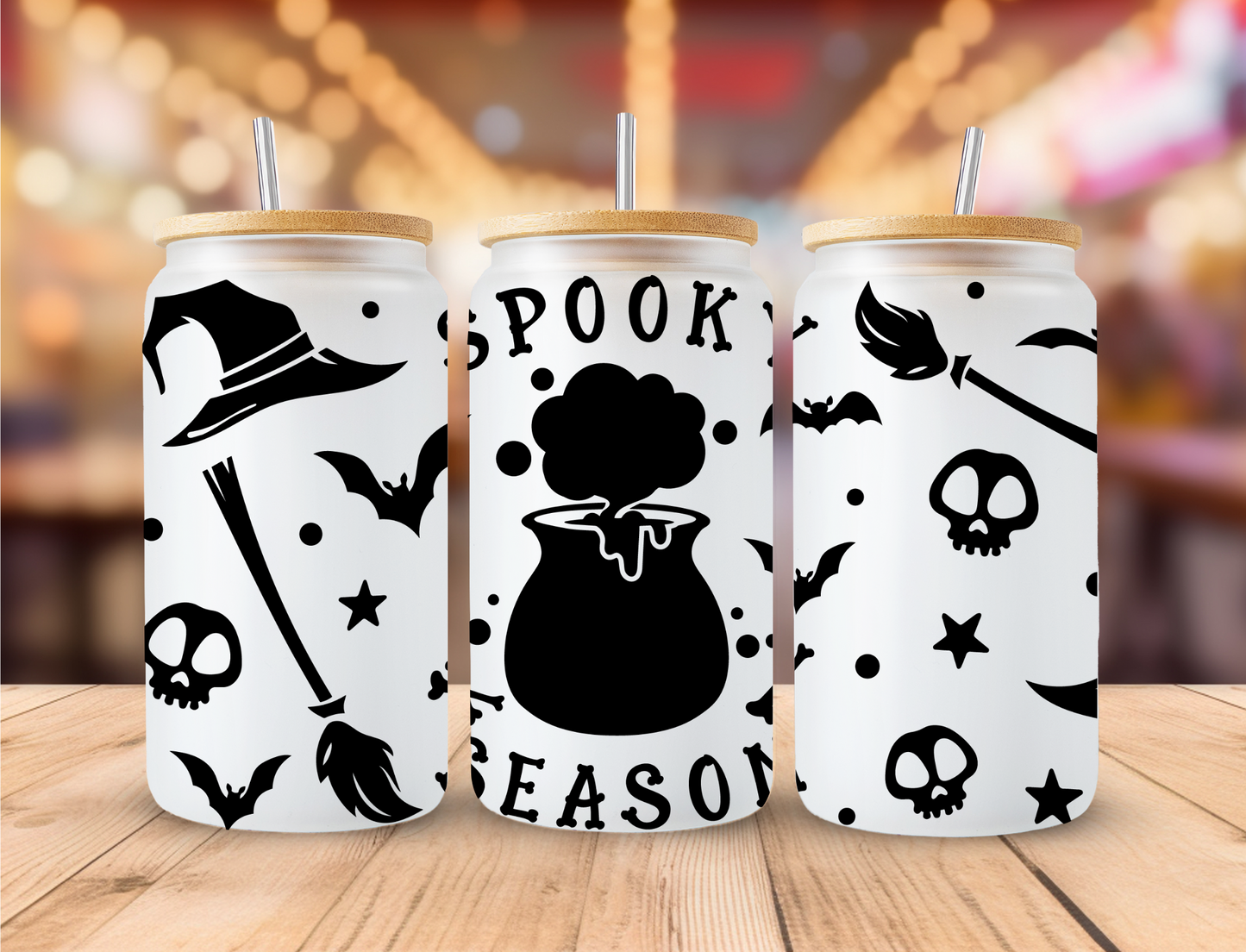 Spooky season with cauldron - UV Libby Wrap
