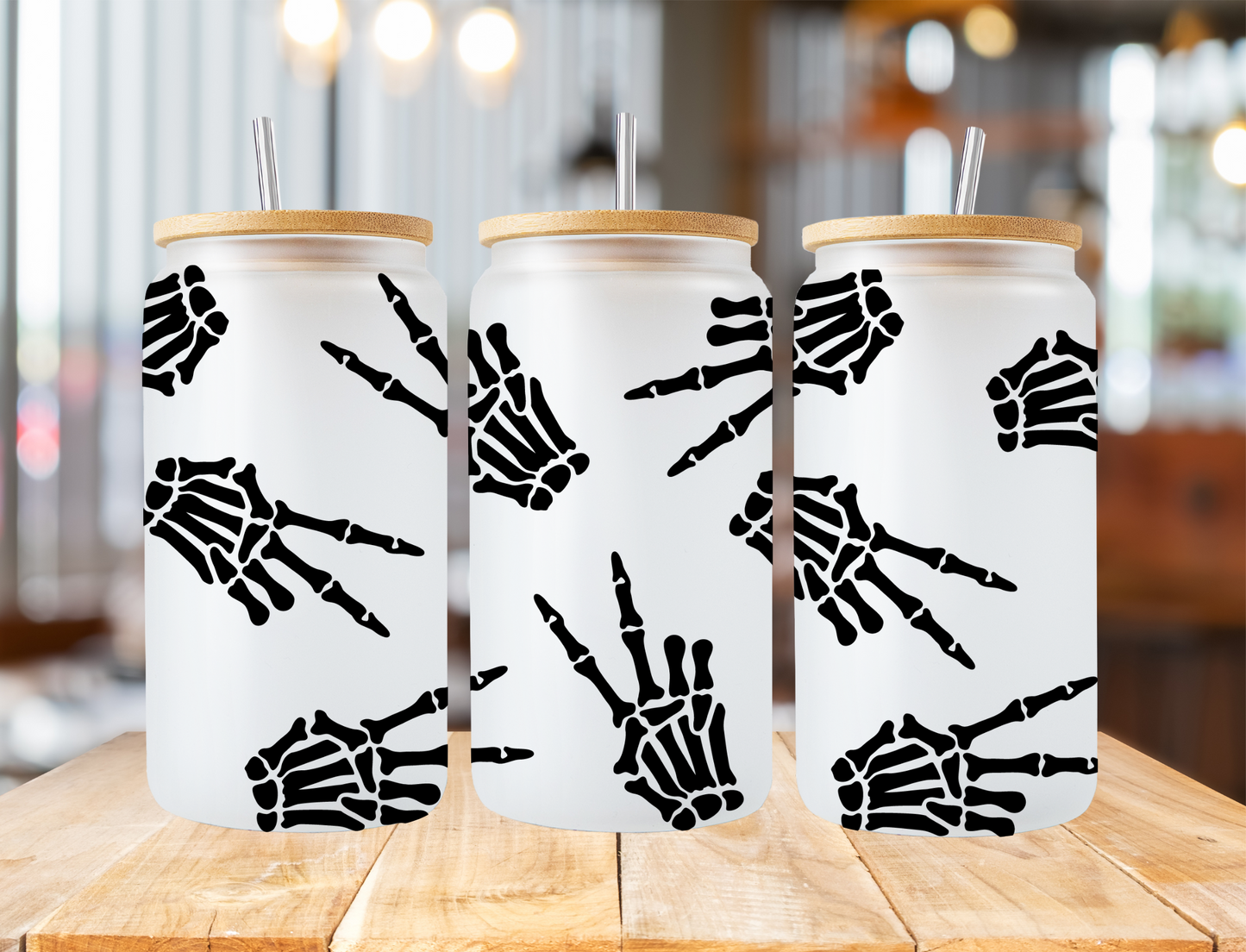 Copy of Jack- o - lanterns and skulls - UV Libby Wrap