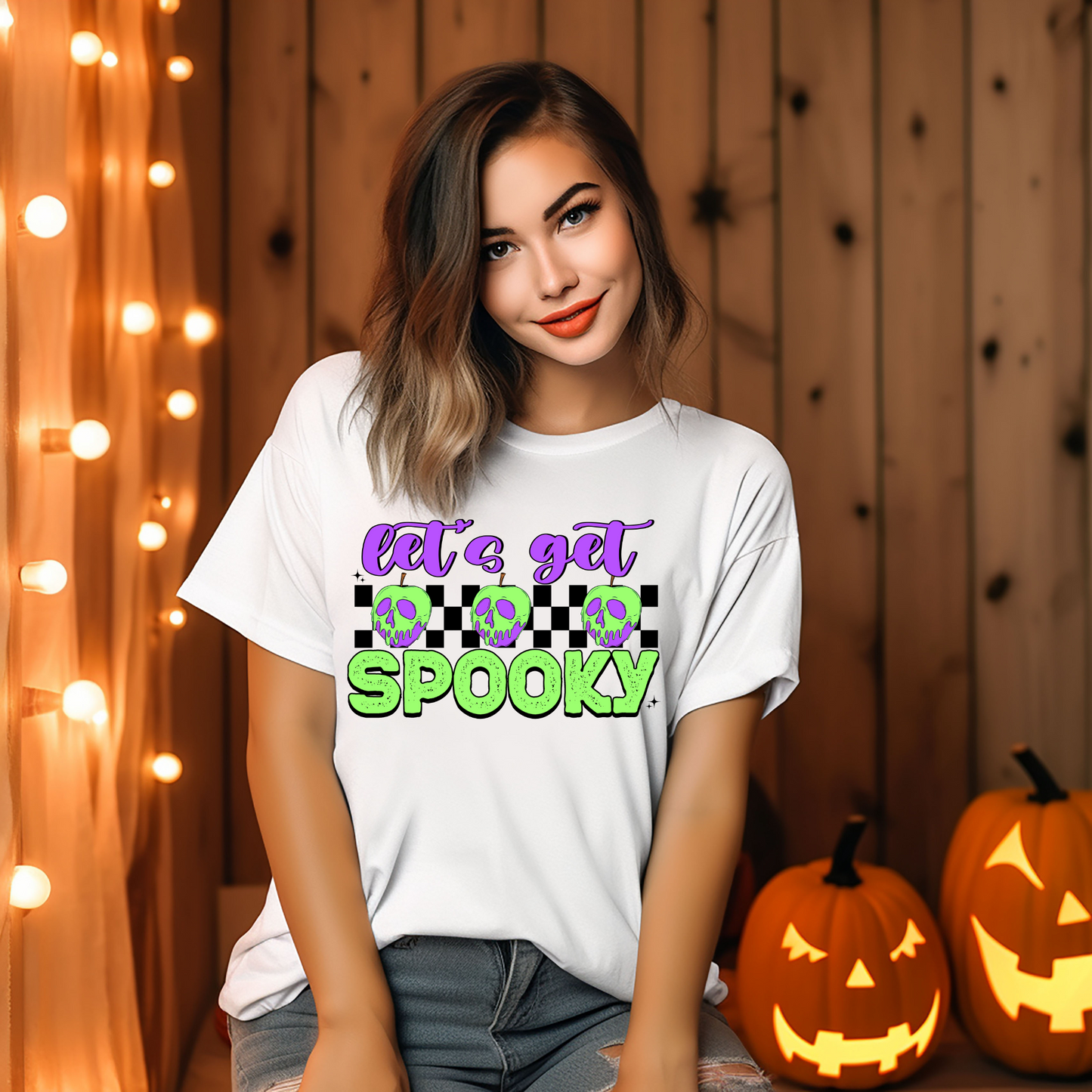 Let's get spooky black checkered